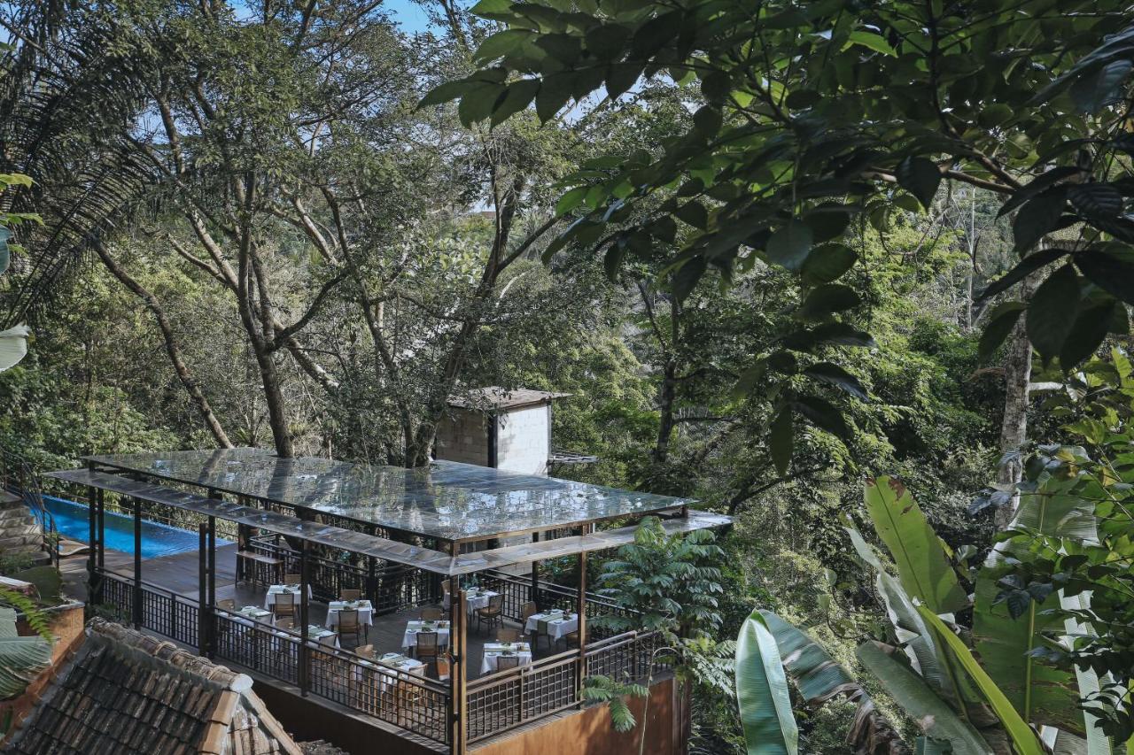 The Sebali Resort Ubud Exterior foto The glass house at the top of the tower